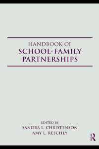 Cover image: Handbook of School-Family Partnerships 1st edition 9780415963763