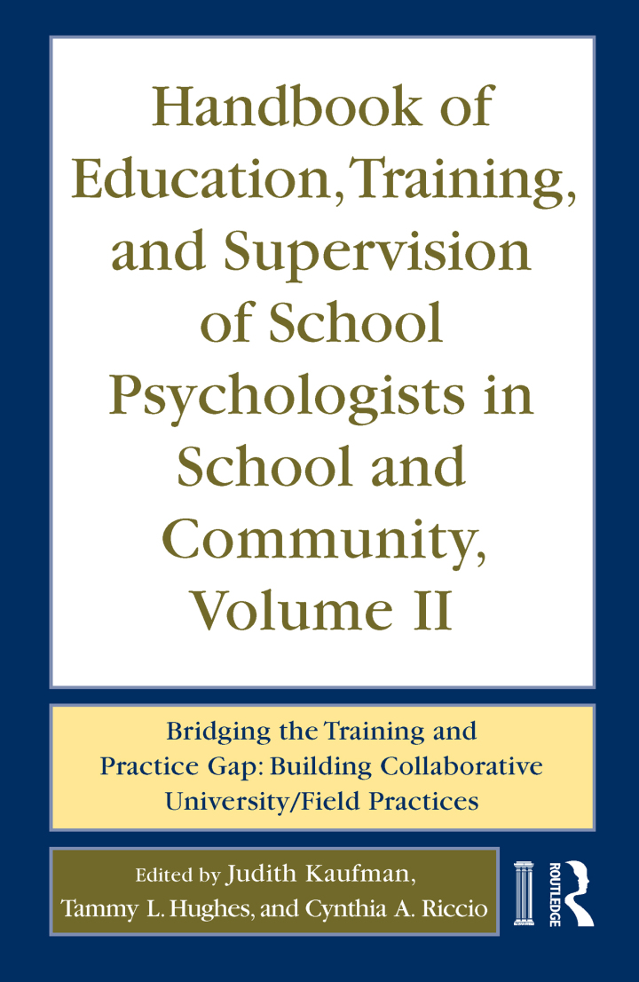 Cover image: Handbook of Education, Training, and Supervision of School Psychologists in School and Community, Volume II