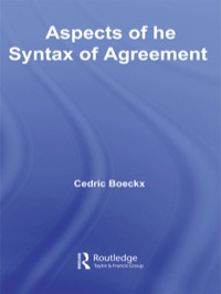 Cover image: Aspects of the Syntax of Agreement 1st edition 9780415962544