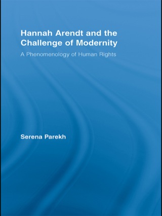 Cover image: Hannah Arendt and the Challenge of Modernity 1st edition 9780415876667