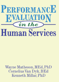 Titelbild: Performance Evaluation in the Human Services 1st edition 9781560243793