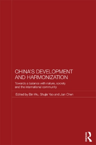 Cover image: China's Development and Harmonization 1st edition 9780415665674