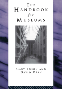 Imagen de portada: Handbook for Museums 1st edition 9780415099523