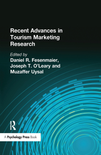 Cover image: Recent Advances in Tourism Marketing Research 1st edition 9781560248361