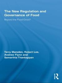 Imagen de portada: The New Regulation and Governance of Food 1st edition 9780415956741