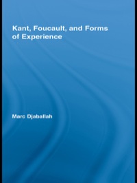 Imagen de portada: Kant, Foucault, and Forms of Experience 1st edition 9780415807937