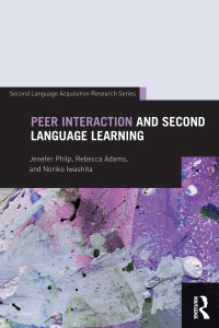 Cover image: Peer Interaction and Second Language Learning 1st edition 9780415895729