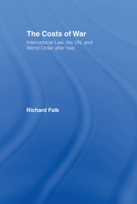 Imagen de portada: The Costs of War 1st edition 9780415955096