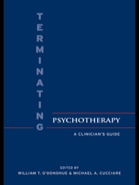 Cover image: Terminating Psychotherapy 1st edition 9780415954365