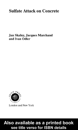 Imagen de portada: Sulfate Attack on Concrete 1st edition 9780419245506