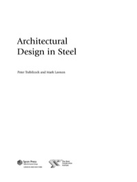 Imagen de portada: Architectural Design in Steel 1st edition 9780419244905
