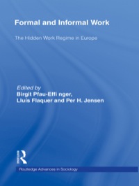 صورة الغلاف: Formal and Informal Work 1st edition 9780415964692