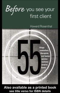 Cover image: Before You See Your First Client 1st edition 9780415950640