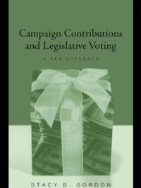 Imagen de portada: Campaign Contributions and Legislative Voting 1st edition 9780415949774