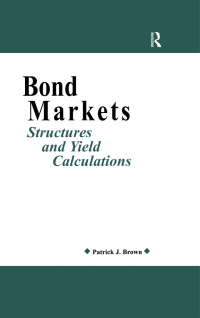 Imagen de portada: Bond Markets 1st edition 9781579580872