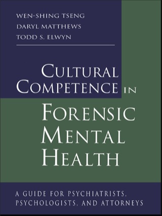 Cover image: Cultural Competence in Forensic Mental Health 1st edition 9781138967069