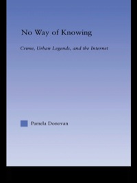 Cover image: No Way of Knowing 1st edition 9781138977242