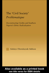 Omslagafbeelding: The 'Civil Society' Problematique 1st edition 9780415648851