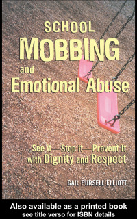 Imagen de portada: School Mobbing and Emotional Abuse 1st edition 9781138415003
