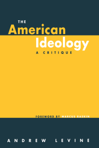 Immagine di copertina: The American Ideology 1st edition 9780415945493
