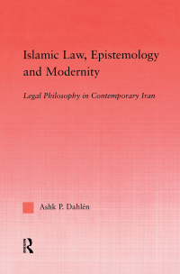 Imagen de portada: Islamic Law, Epistemology and Modernity 1st edition 9780415945295