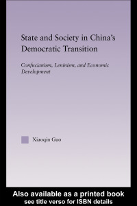 Titelbild: State and Society in China's Democratic Transition 1st edition 9780415945042