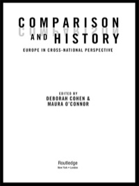 صورة الغلاف: Comparison and History 1st edition 9780415944427