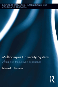 Imagen de portada: Multicampus University Systems 1st edition 9780415825146