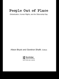 Imagen de portada: People Out of Place 1st edition 9780415935852
