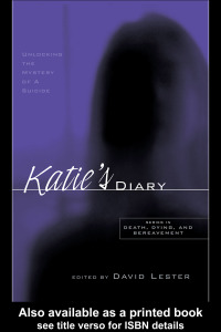 Cover image: Katie's Diary 1st edition 9780415935005