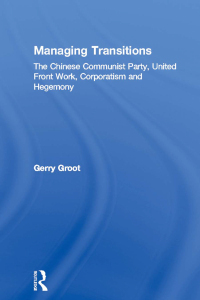 Imagen de portada: Managing Transitions 1st edition 9780415860949