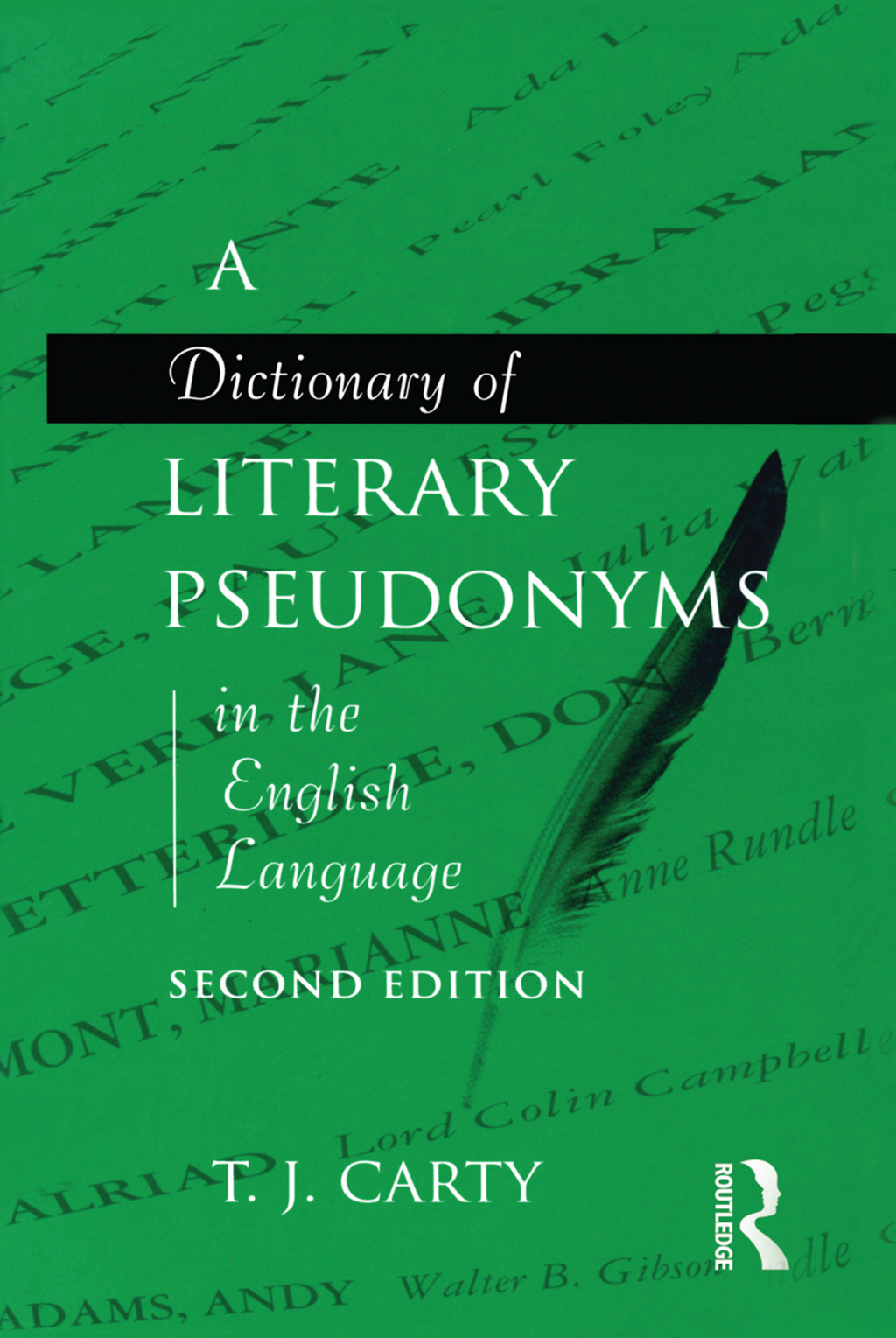 A Dictionary of Literary Pseudonyms in the English Language 2nd Edition