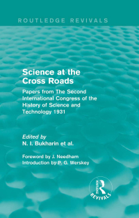 Cover image: Science at the Cross Roads (Routledge Revivals) 1st edition 9780415825467