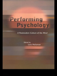 صورة الغلاف: Performing Psychology 1st edition 9780415922043