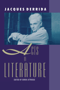 Imagen de portada: Acts of Literature 1st edition 9781138137196