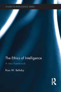 Omslagafbeelding: The Ethics of Intelligence 1st edition 9781138650312