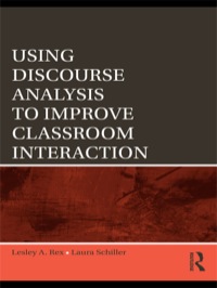 Imagen de portada: Using Discourse Analysis to Improve Classroom Interaction 1st edition 9780415801133