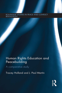 Imagen de portada: Human Rights Education and Peacebuilding 1st edition 9780415825795