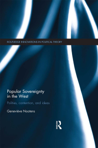 Cover image: Popular Sovereignty in the West 1st edition 9781138496248