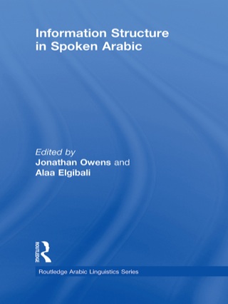 表紙画像: Information Structure in Spoken Arabic 1st edition 9780415778442