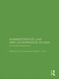 Imagen de portada: Administrative Law and Governance in Asia 1st edition 9780415776837