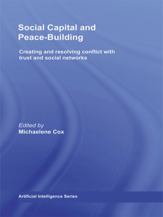 Cover image: Social Capital and Peace-Building 1st edition 9780415595766