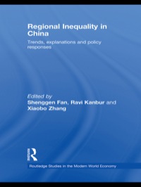 Imagen de portada: Regional Inequality in China 1st edition 9780415743556
