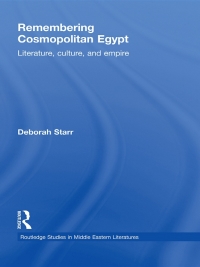 Cover image: Remembering Cosmopolitan Egypt 1st edition 9780415836456