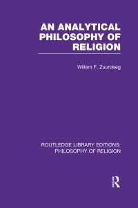 Titelbild: An Analytical Philosophy of Religion 1st edition 9781138990401