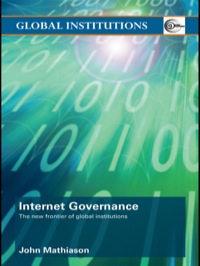 Imagen de portada: Internet Governance 1st edition 9780415774031