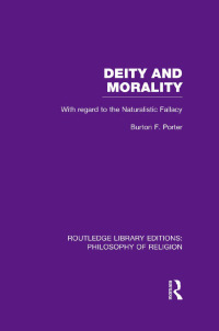 表紙画像: Deity and Morality 1st edition 9780415822183