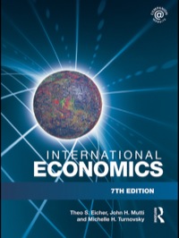 Cover image: International Economics 1st edition 9780415772853