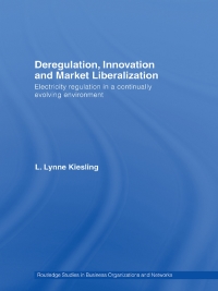 Cover image: Deregulation, Innovation and Market Liberalization 1st edition 9780415541183