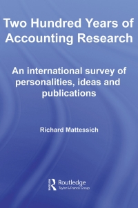 表紙画像: Two Hundred Years of Accounting Research 1st edition 9780415620420